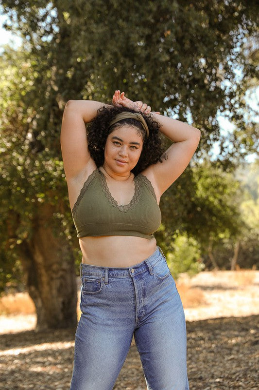 January 2021s Bralette (Plus Size) – Layered With Lace